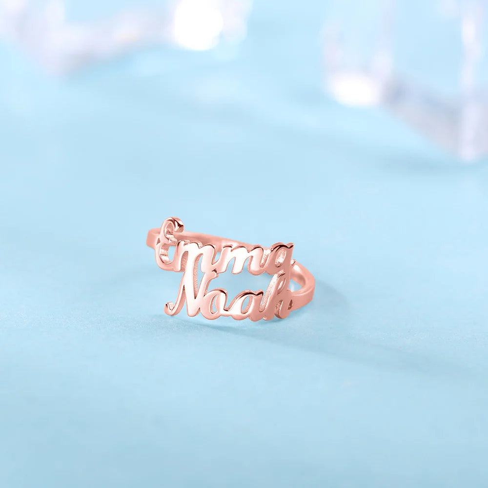 Personalized Multiple Name Ring - Glamour