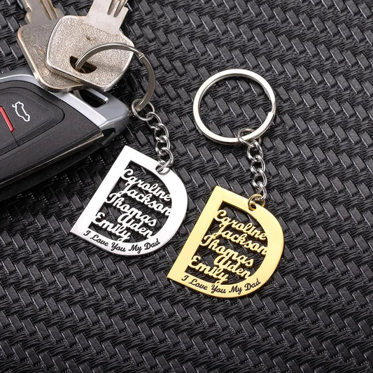 Personalized Keychain for Dad