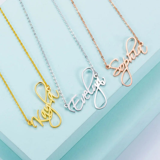 Personalized Calligraphy Name Necklace