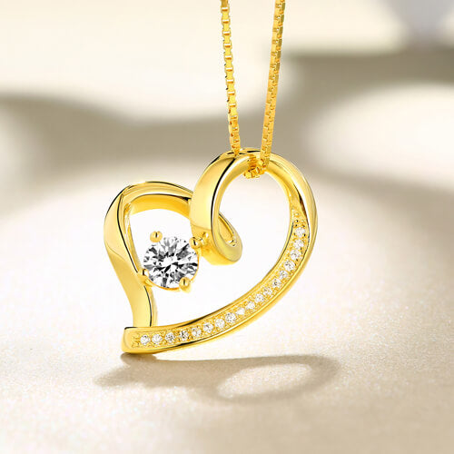 Love In Your Heart Birthstone Necklace